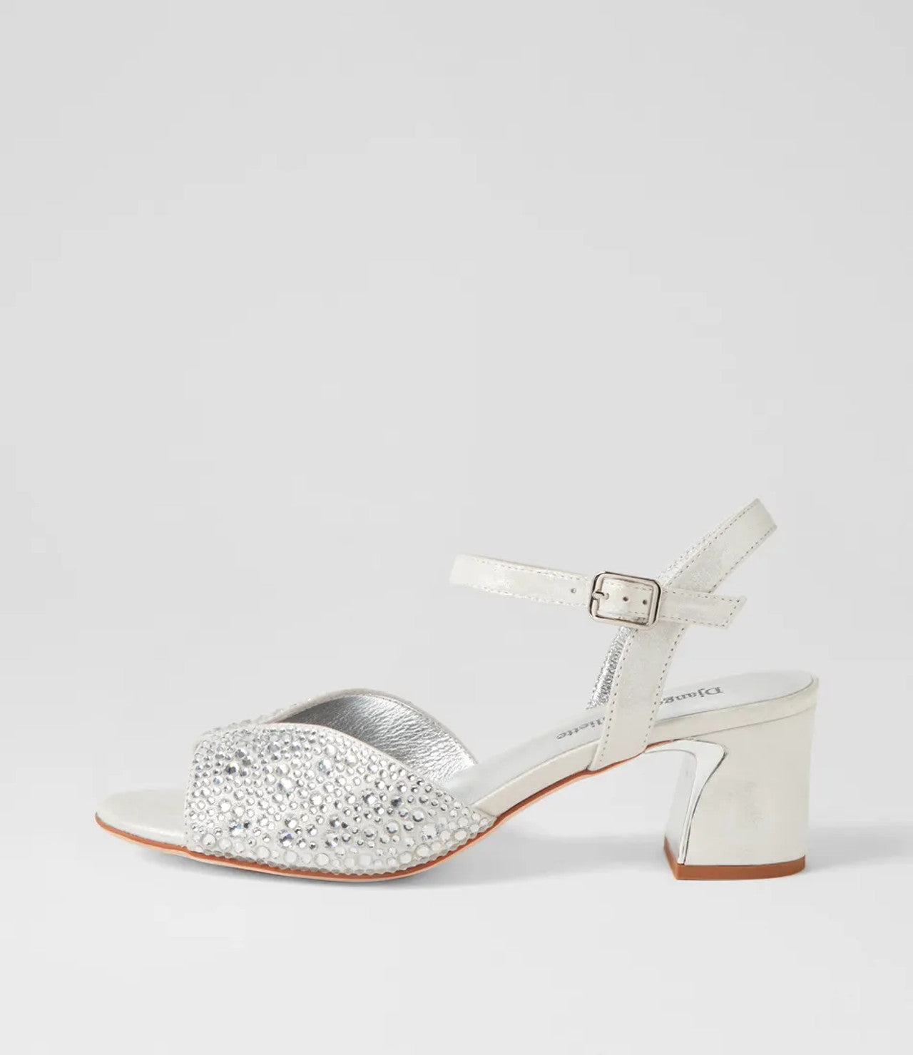 Juba Silver Shimmer Heels