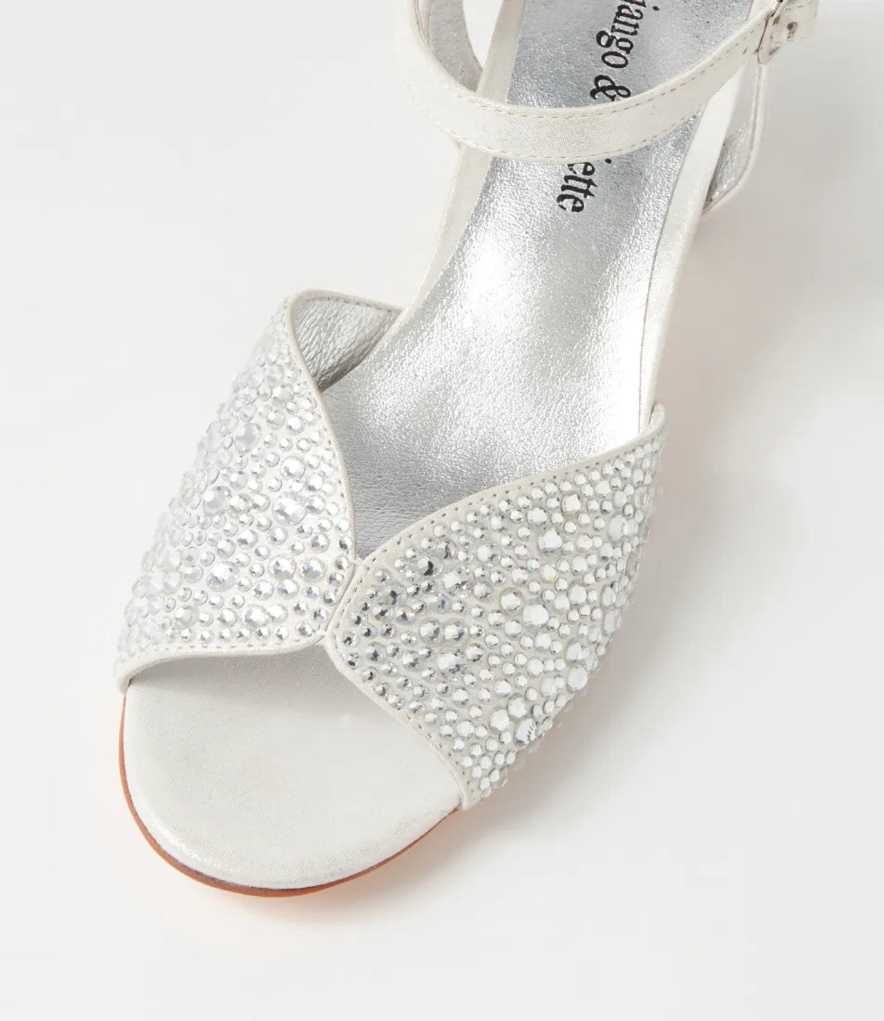 Juba Silver Shimmer Heels