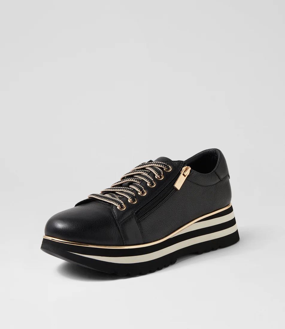 Eammes Platform Sneaker Black
