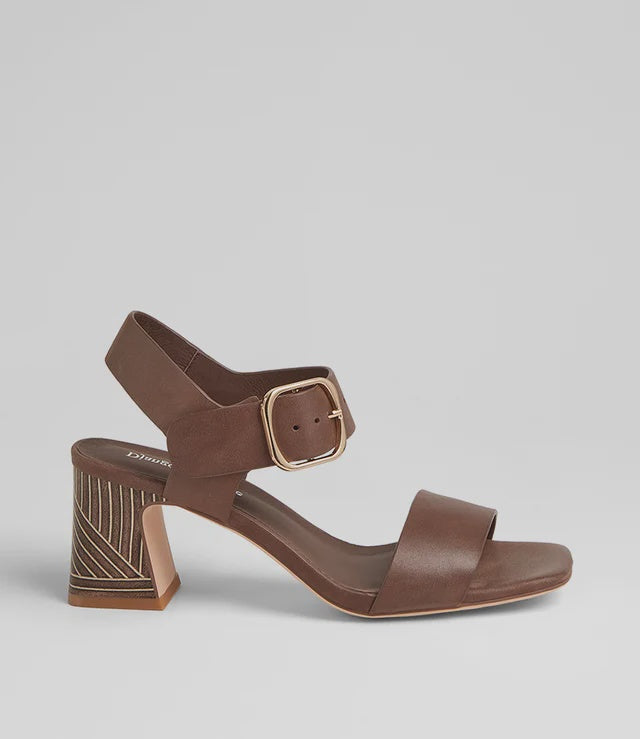 Kiria Mocca Leather Sandals