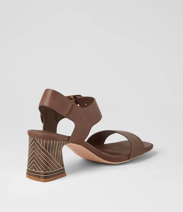 Kiria Mocca Leather Sandals