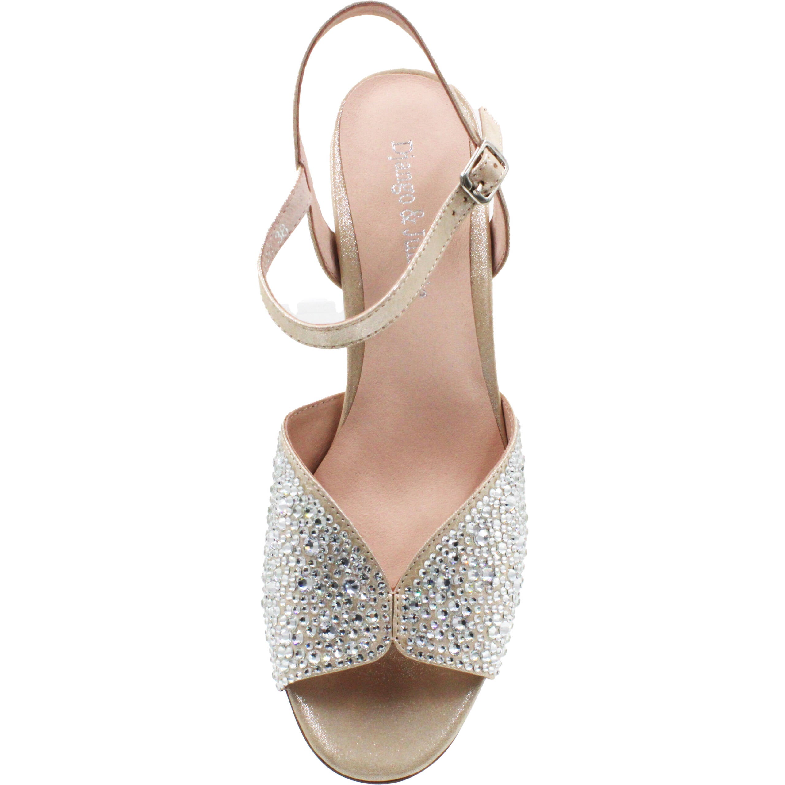 Juba Nude Shimmer Heels