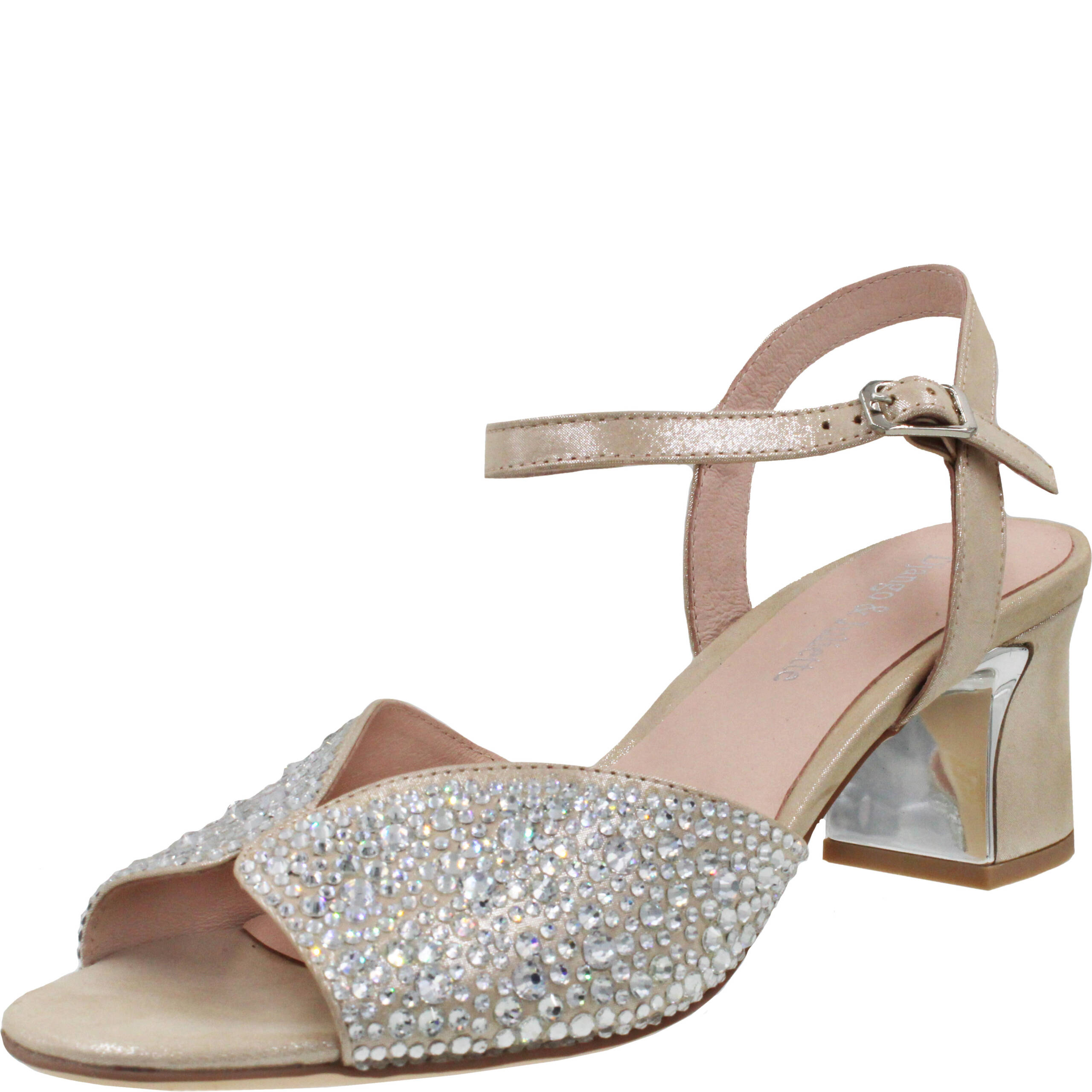 Juba Nude Shimmer Heels