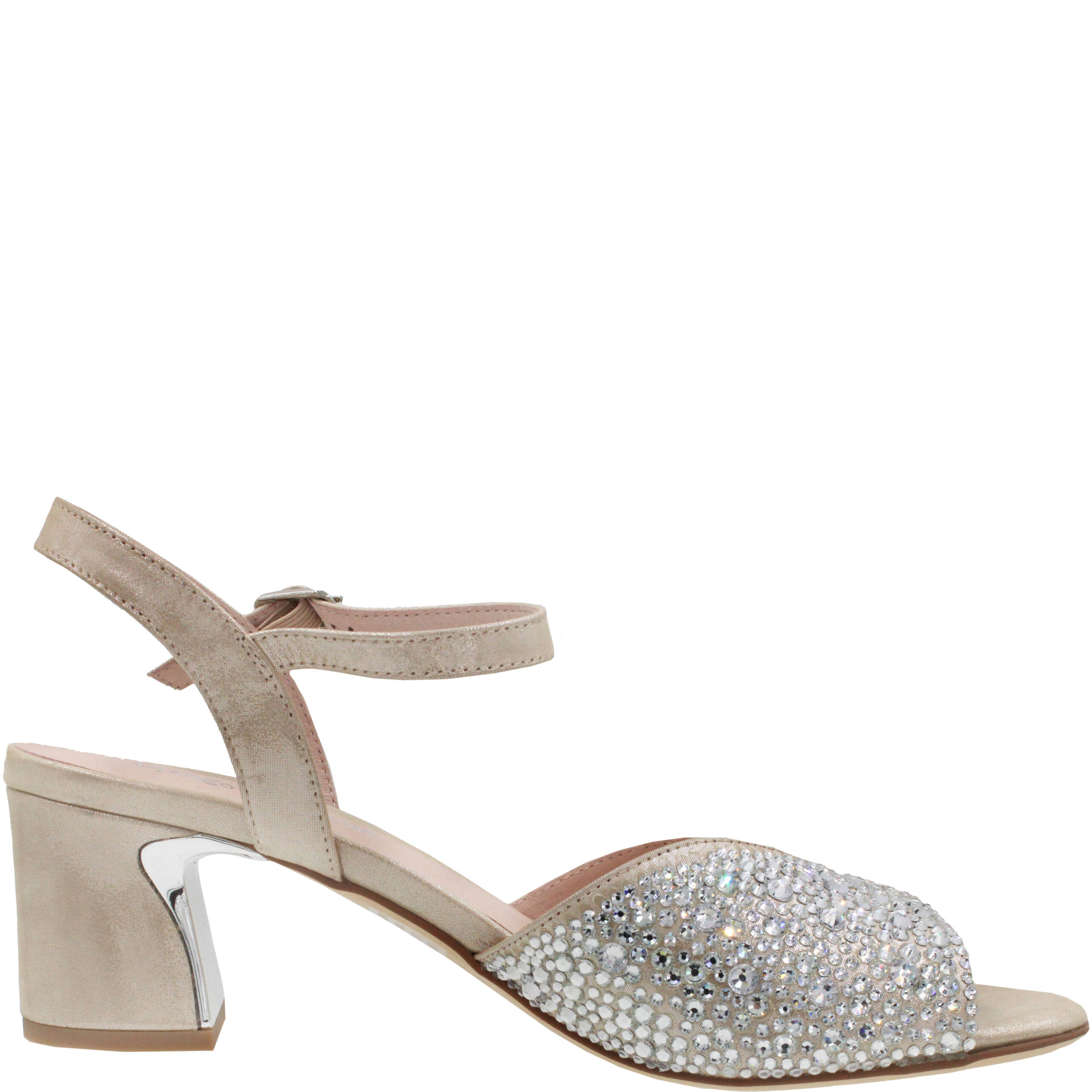 Juba Nude Shimmer Heels
