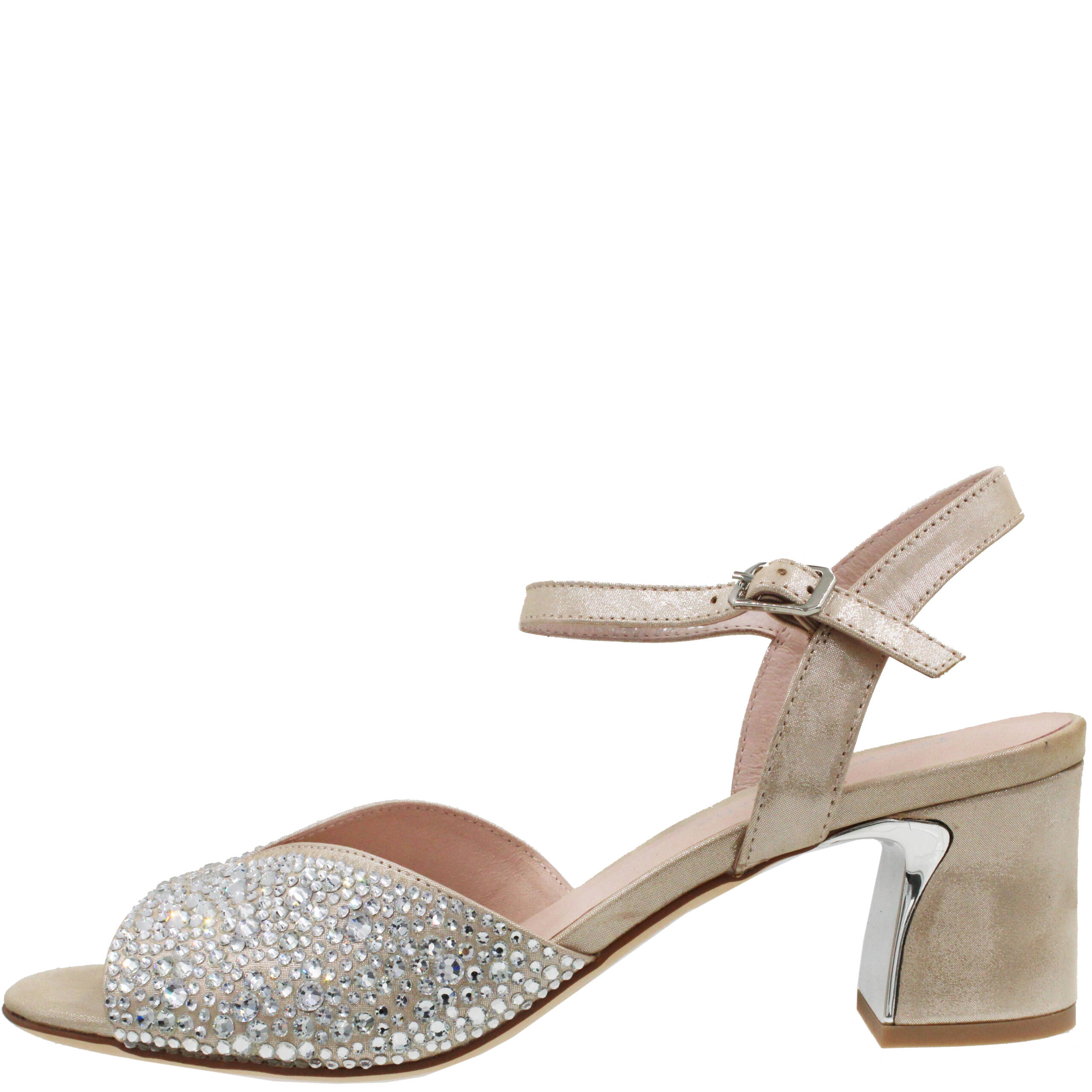 Juba Nude Shimmer Heels