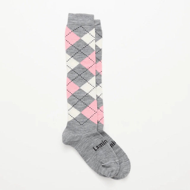 Merino Wool Knee High Socks Dapple Grey