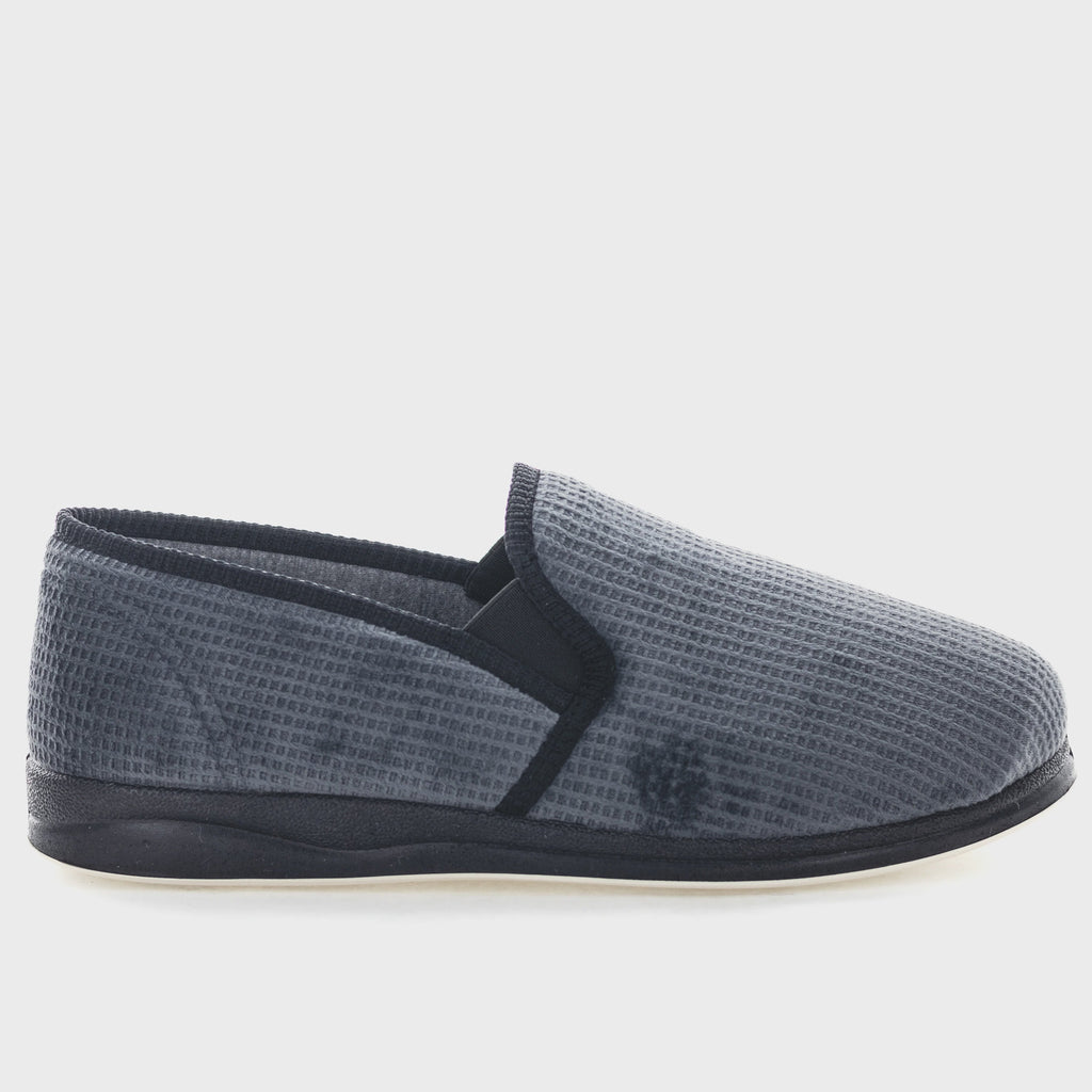 Eden Slippers - Grey Waffle