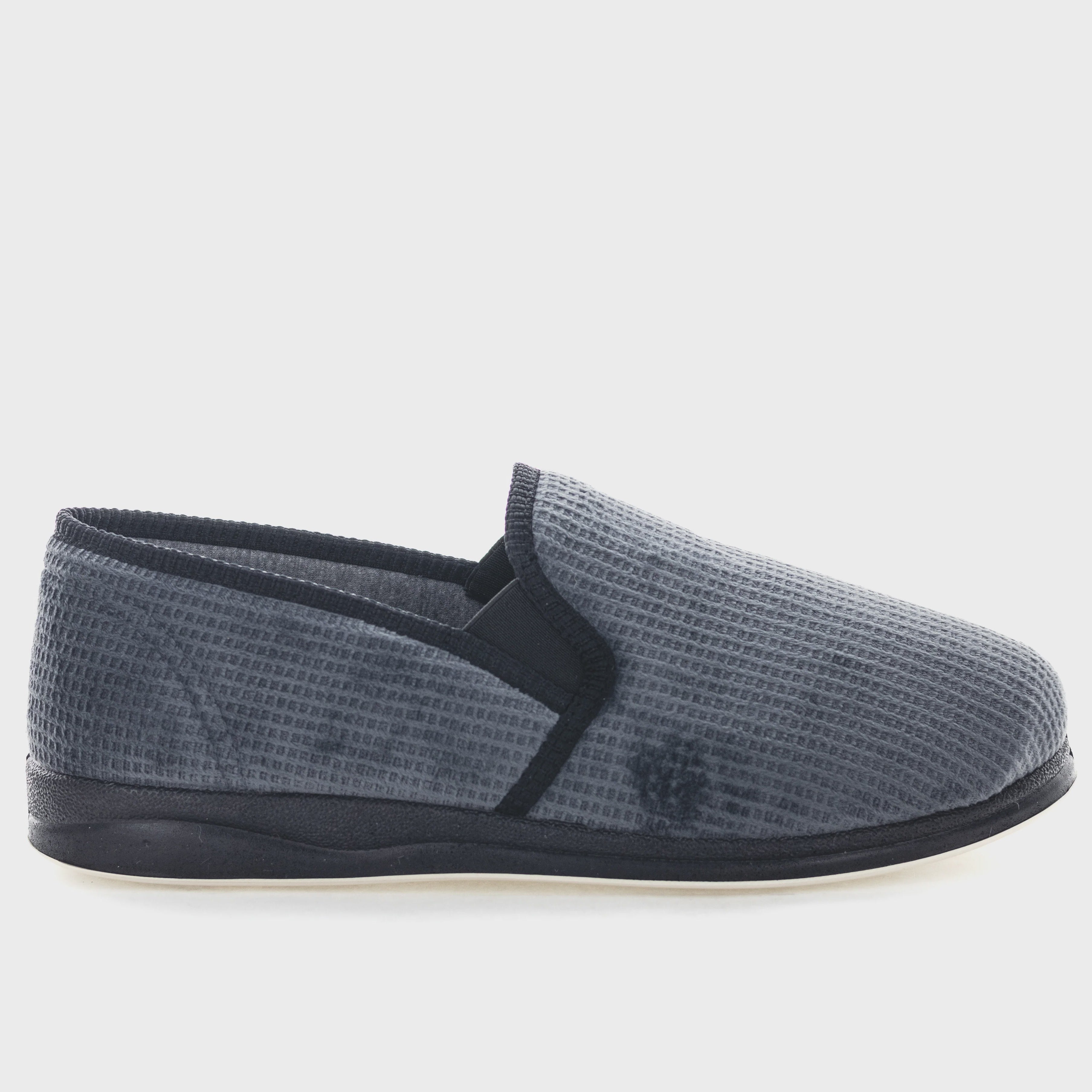 Eden Slippers - Grey Waffle