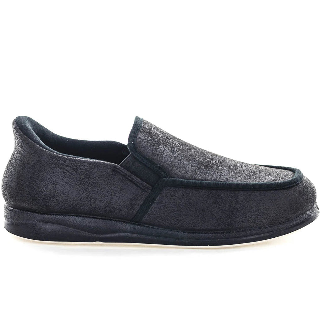Edgar Step In Mens Slipper Black