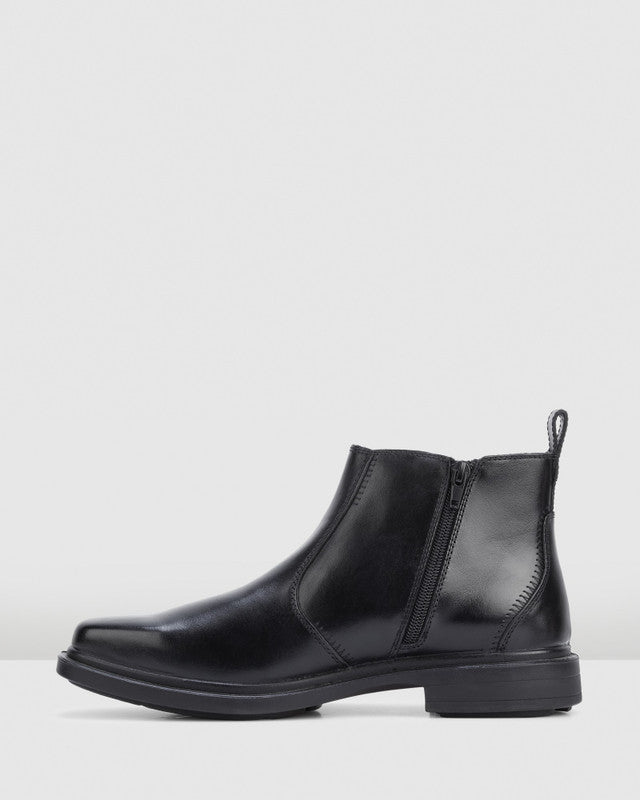 Deacon Side Zip Boot Black