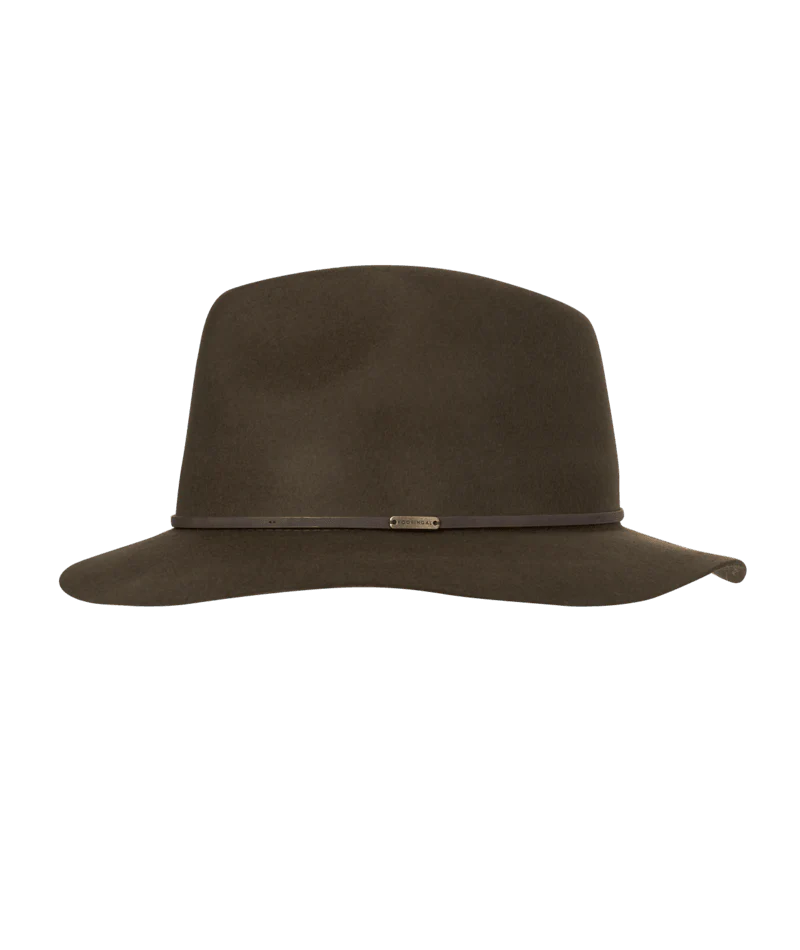 Rajah Fedora mid Brim Brown