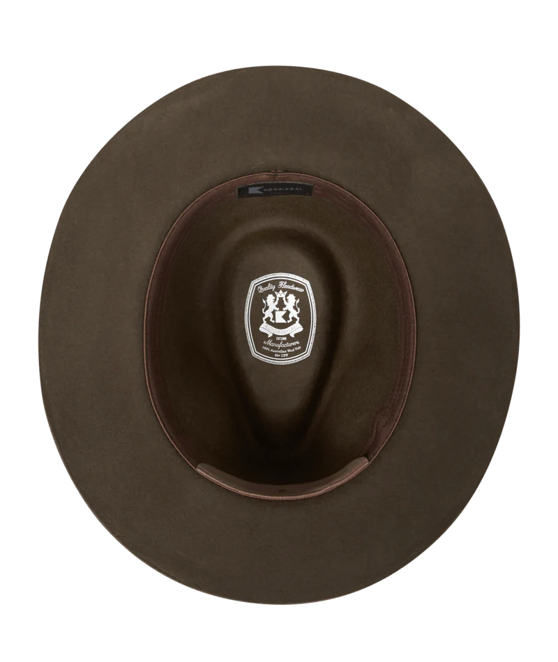 Rajah Fedora mid Brim Brown