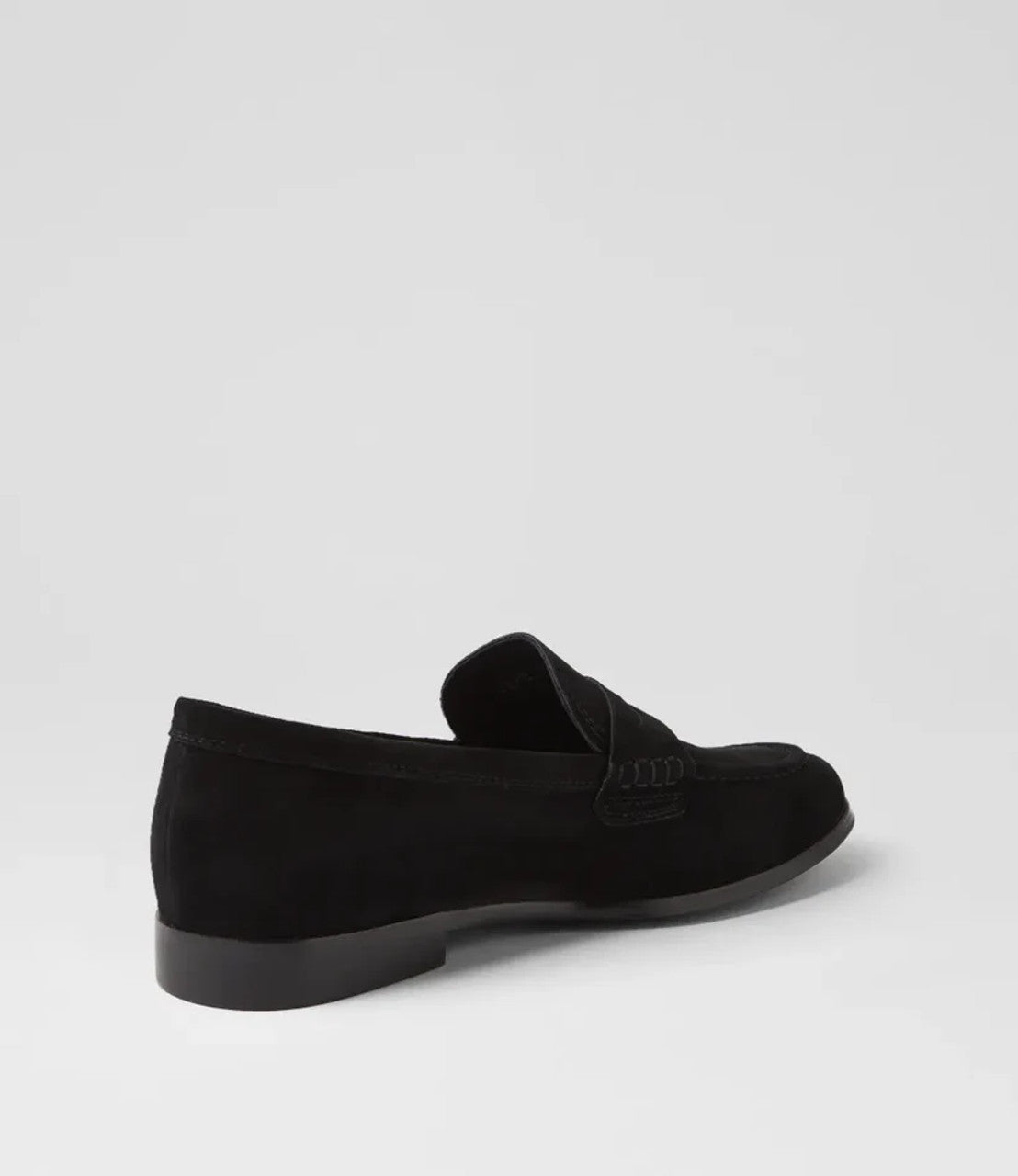 Clarisa Suede Loafer Black