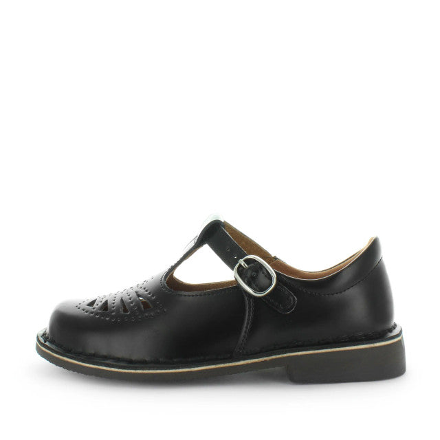 Jarra Wide T Bar School Shoe