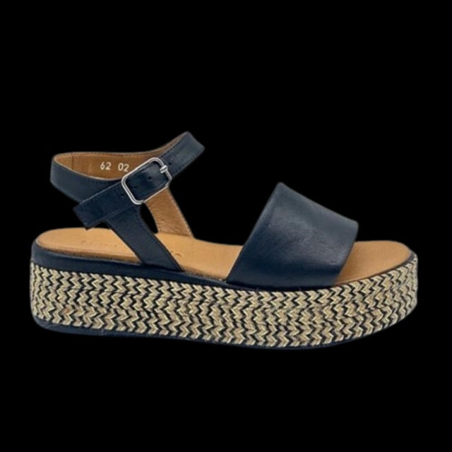 Florida Platform Sandal Black