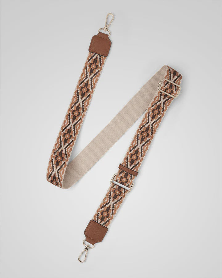 Aztec Bag Strap Caramel/Caramel/Black