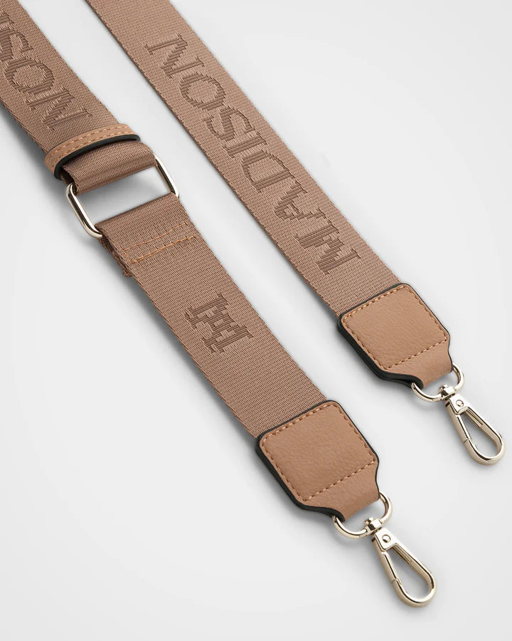 Madison Monogram Bag Strap - Caramel