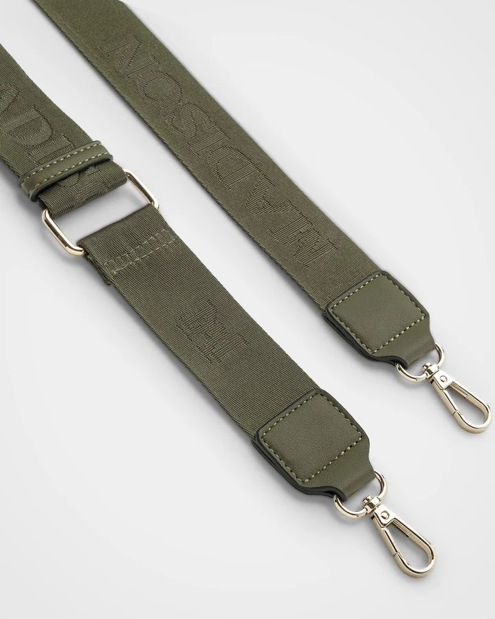 Madison Monogram Bag Strap Olive Green