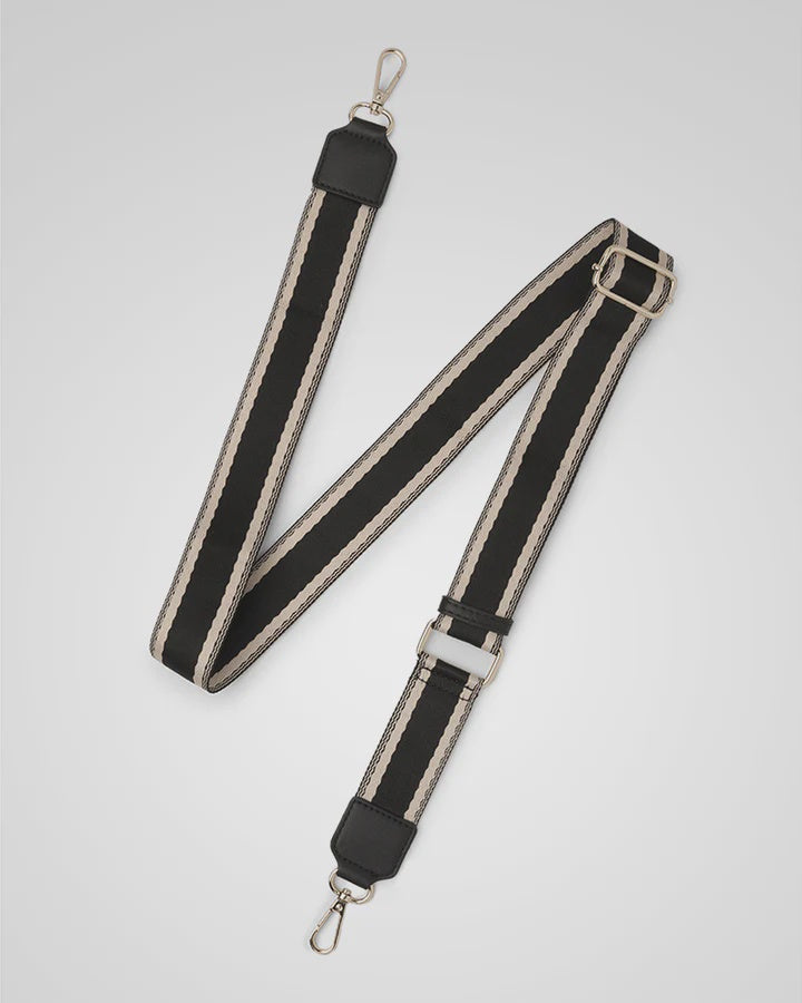 Stripe Bag Strap Black/Stone
