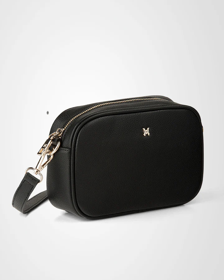 Monica Camera Crossbody Bag Black/Light Gold