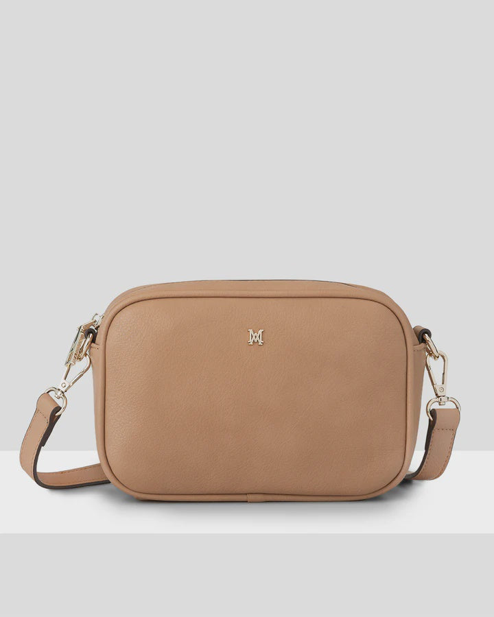 Monica Camera Crossbody Bag Caramel/Light Gold