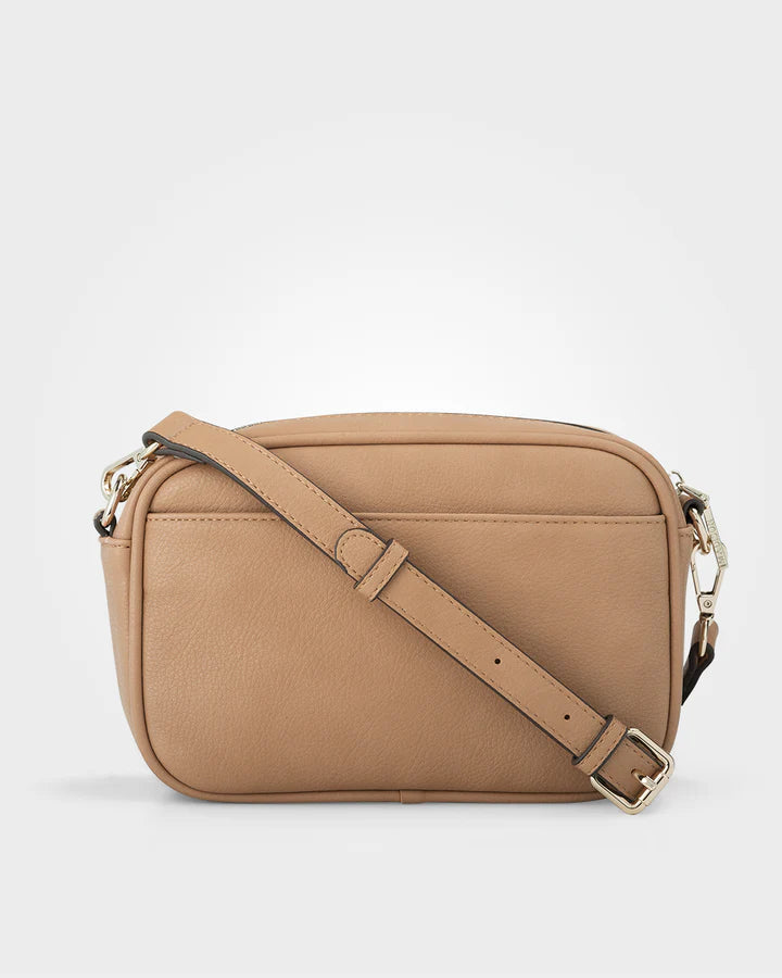 Monica Camera Crossbody Bag Caramel/Light Gold