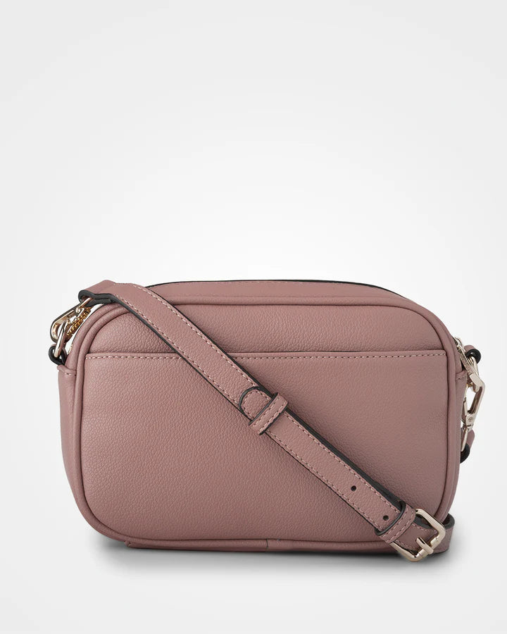 Monica Camera Crossbody Bag Rose/Light Gold