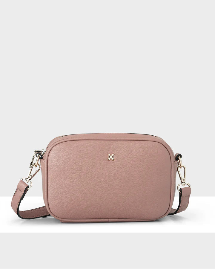 Monica Camera Crossbody Bag Rose/Light Gold