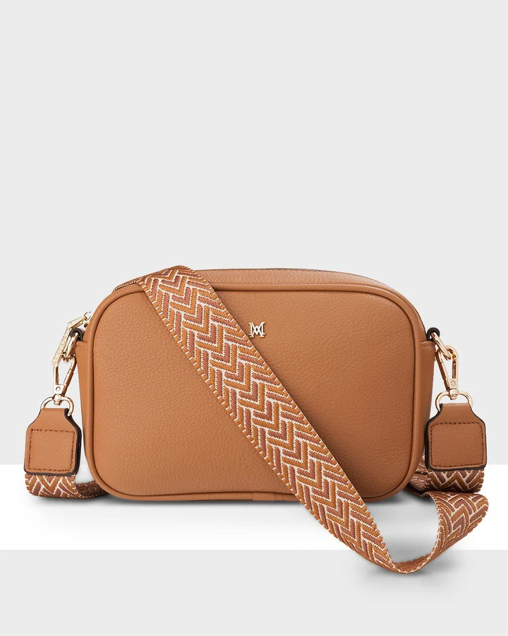 Chevron Bag Strap Honey