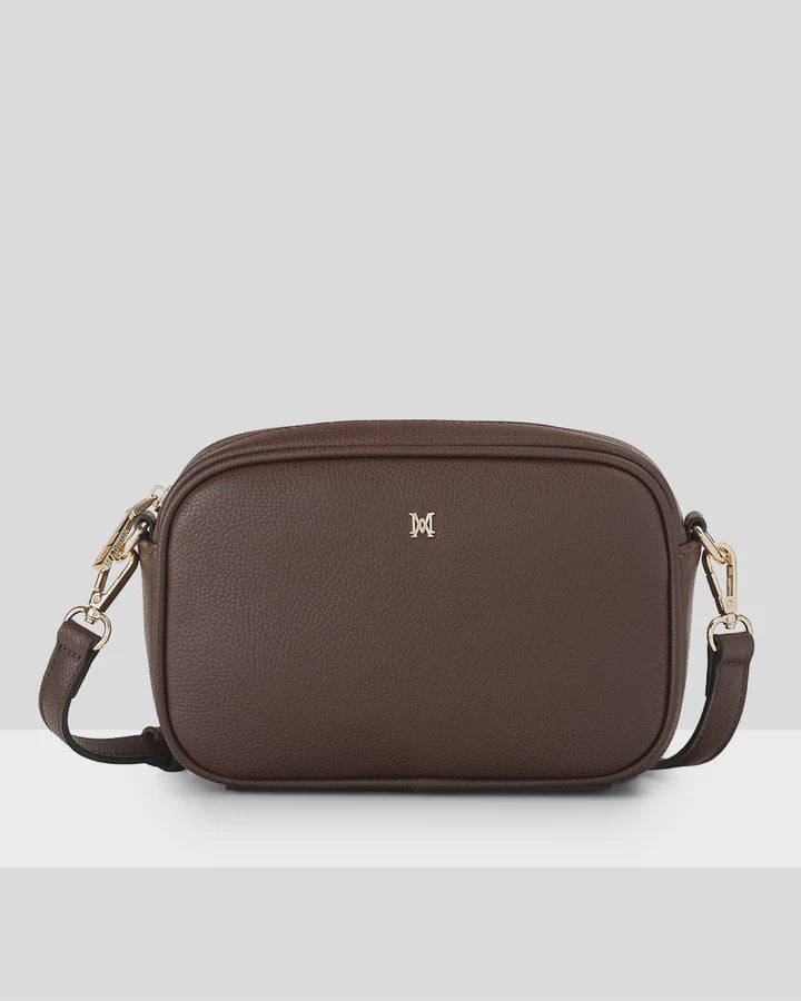 Monica Camera Crossbody Bag  Chocolate