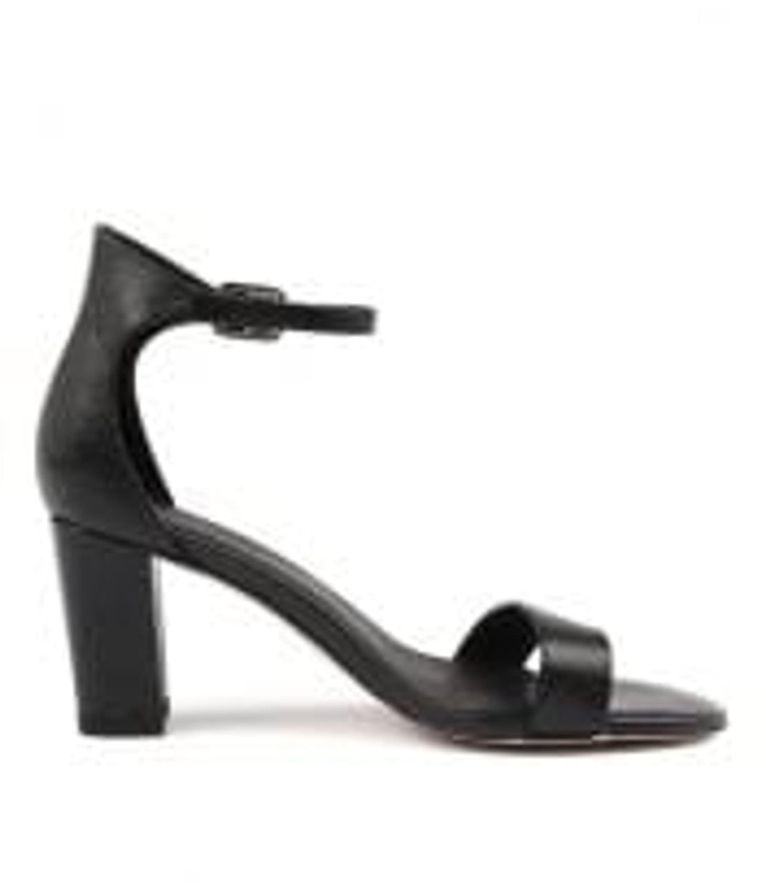 Gessie Heel Black Lizard Leather