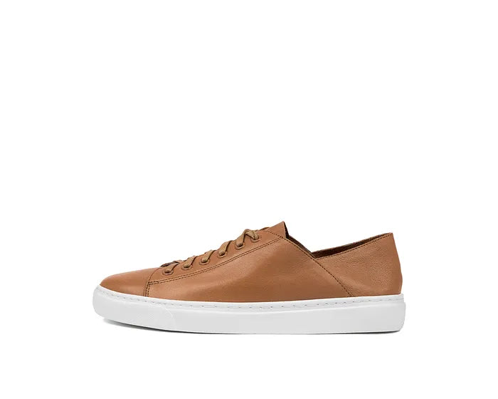 Oskher Sneaker Dk Tan Leather