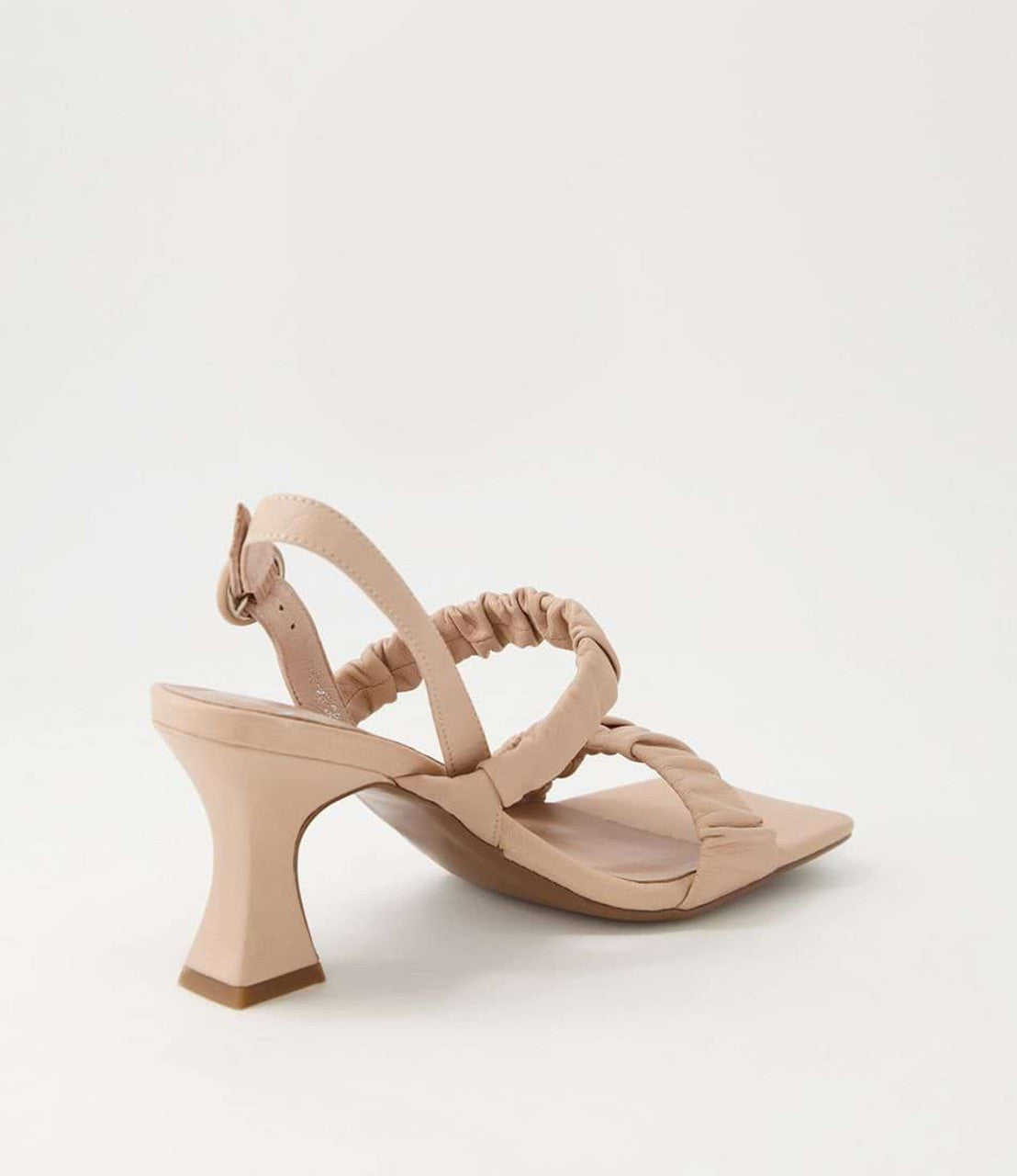 Miet Dark Nude Leather Heels