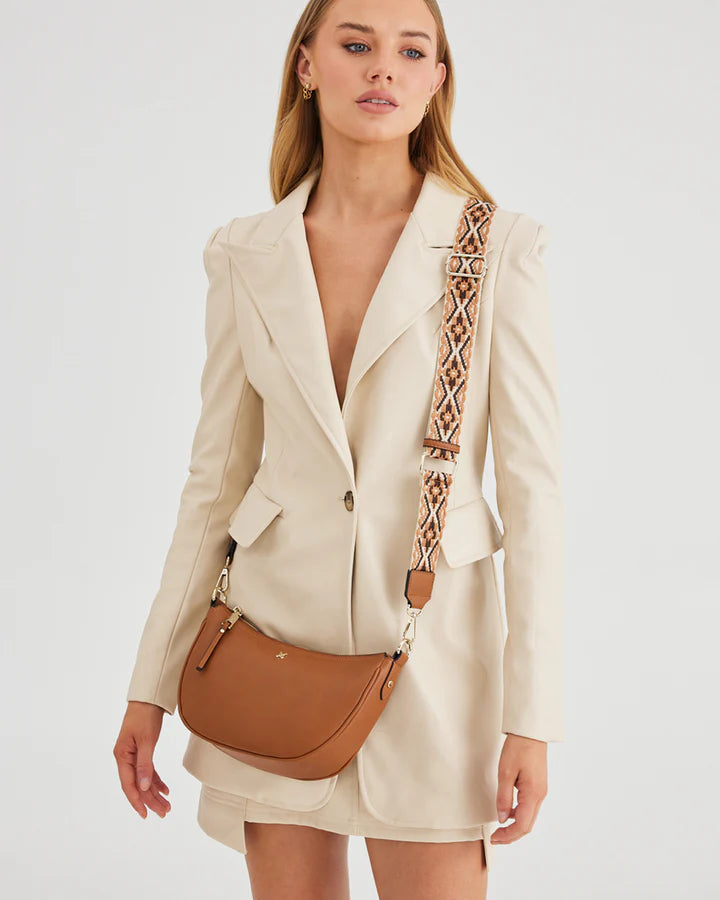 Aztec Bag Strap Caramel/Caramel/Black