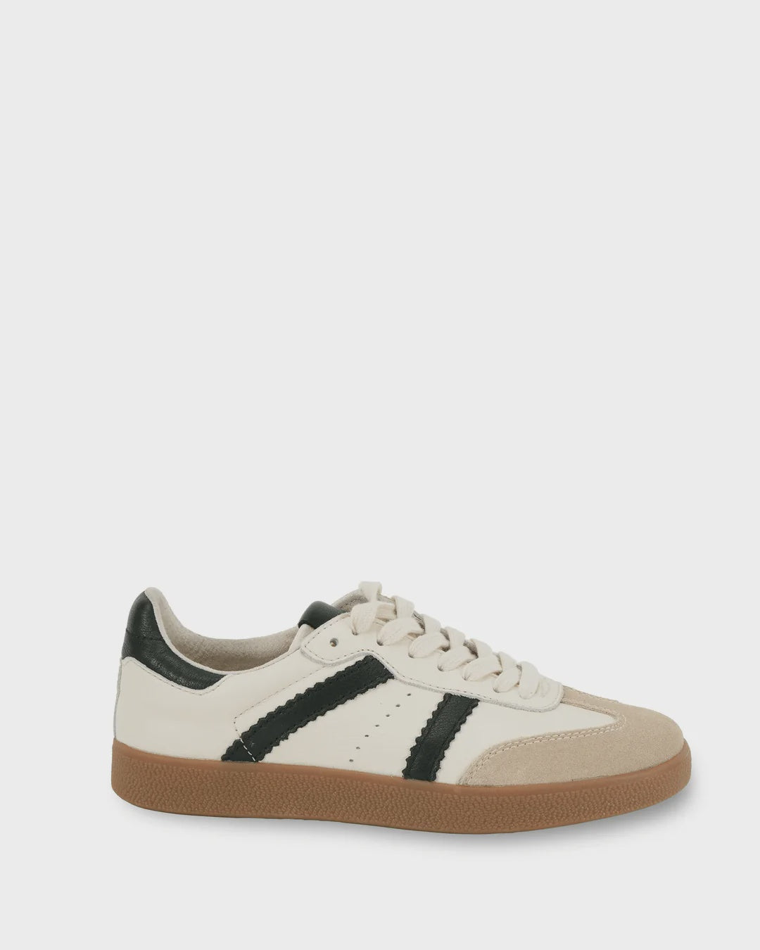 Alana Leather Sneaker White/Black