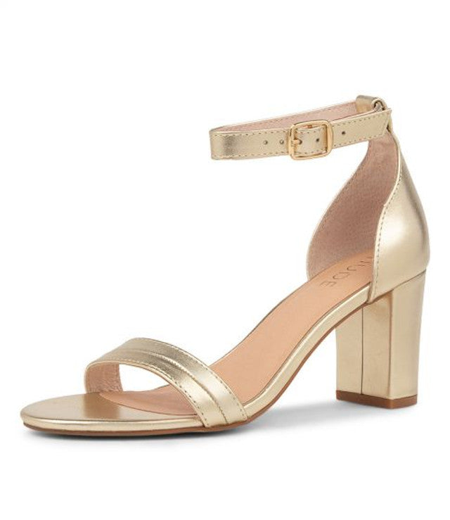 Tiffany Heel Gold leather