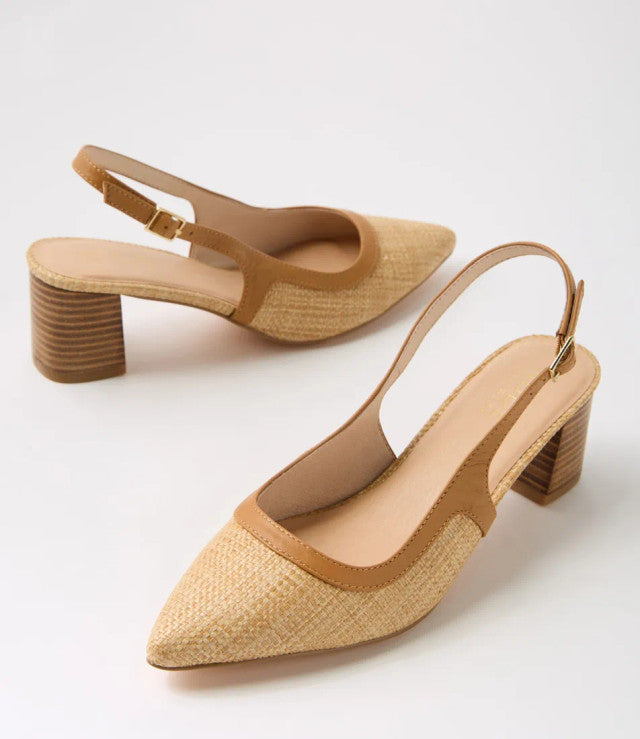 Patricia Heel Natural / Tan