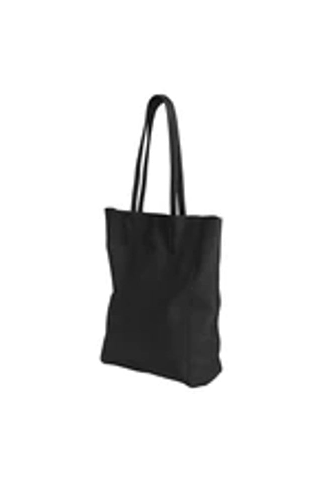 Open Top Tote Bag Black