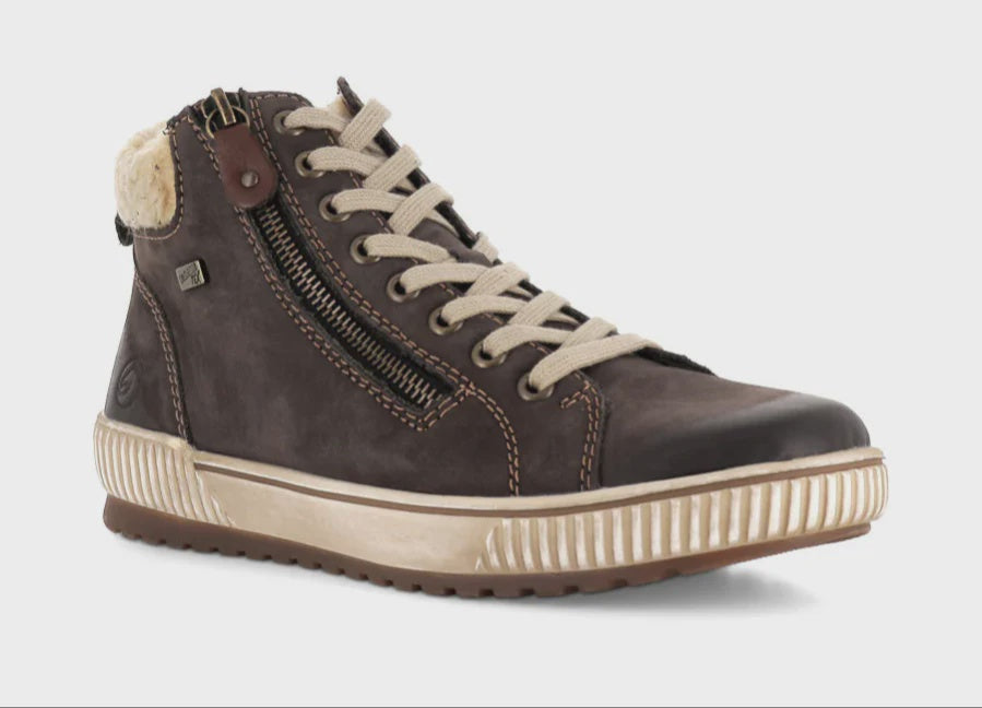 Suzie Side Zip Boot Smoke ( Remonte-tex Waterproof)