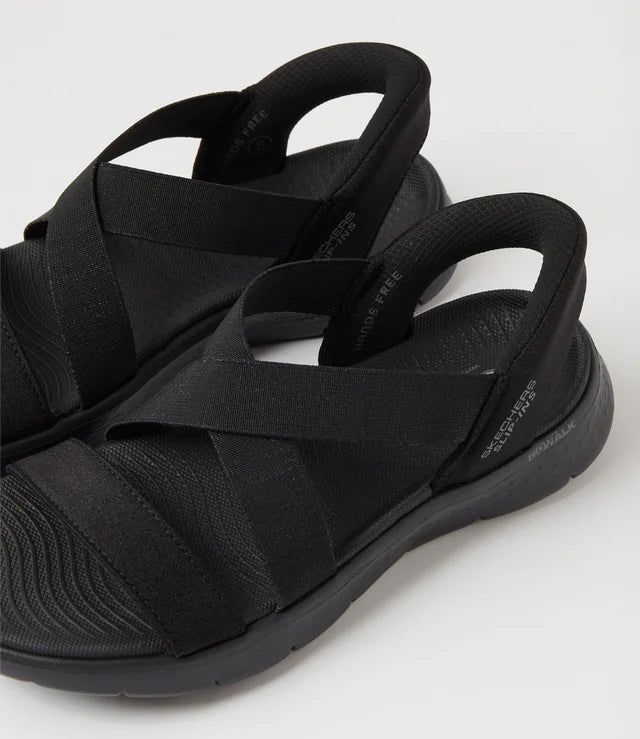 GO WALK FLEX SANDAL (Slip In) Black