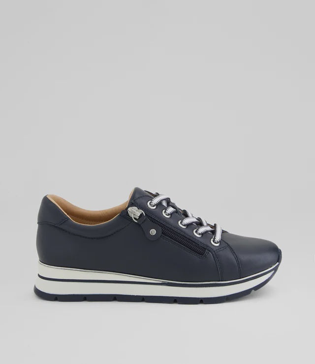 Nanettes Leather Sneakers Navy