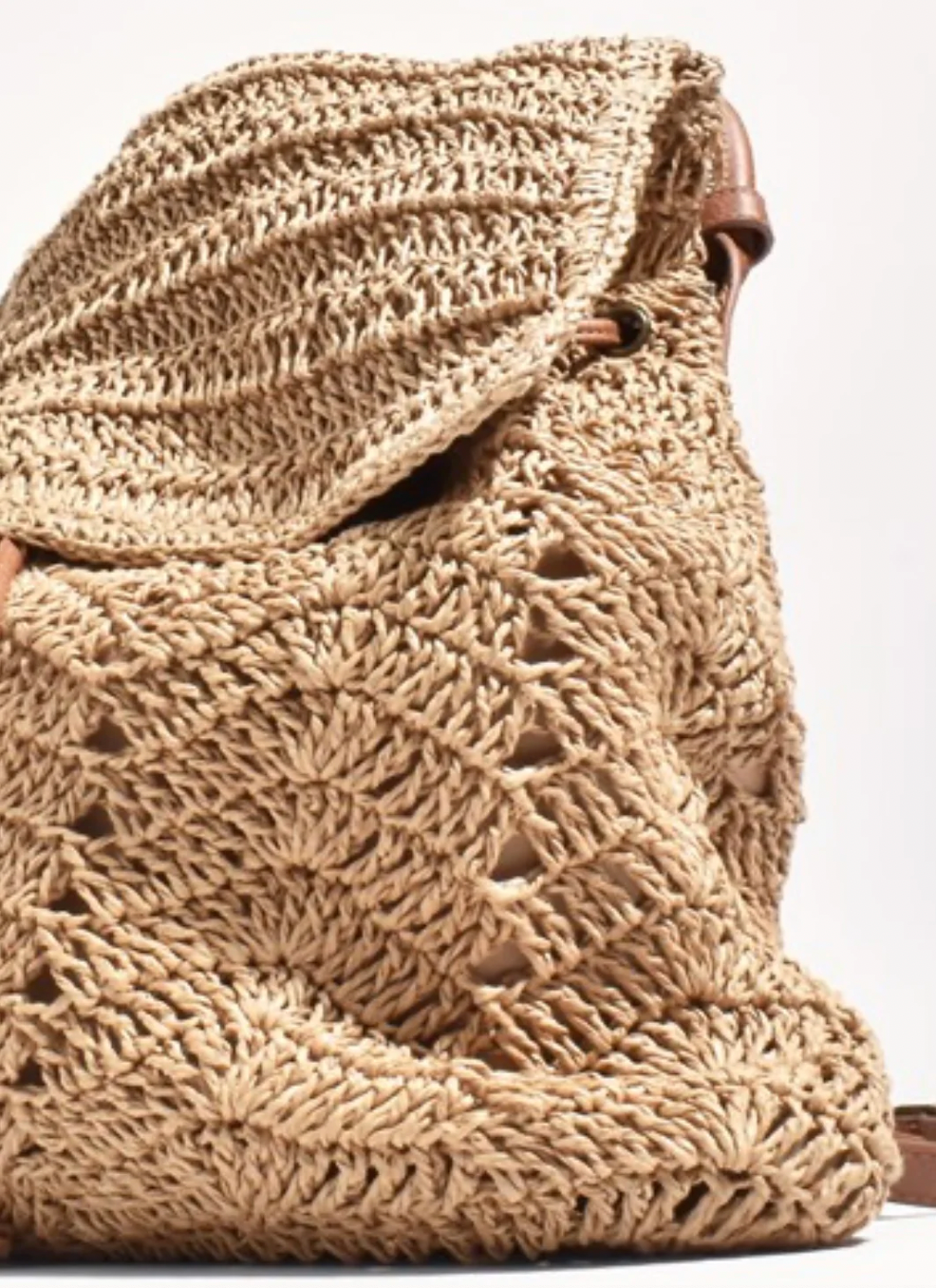 Charlie Paper Weave Backpack