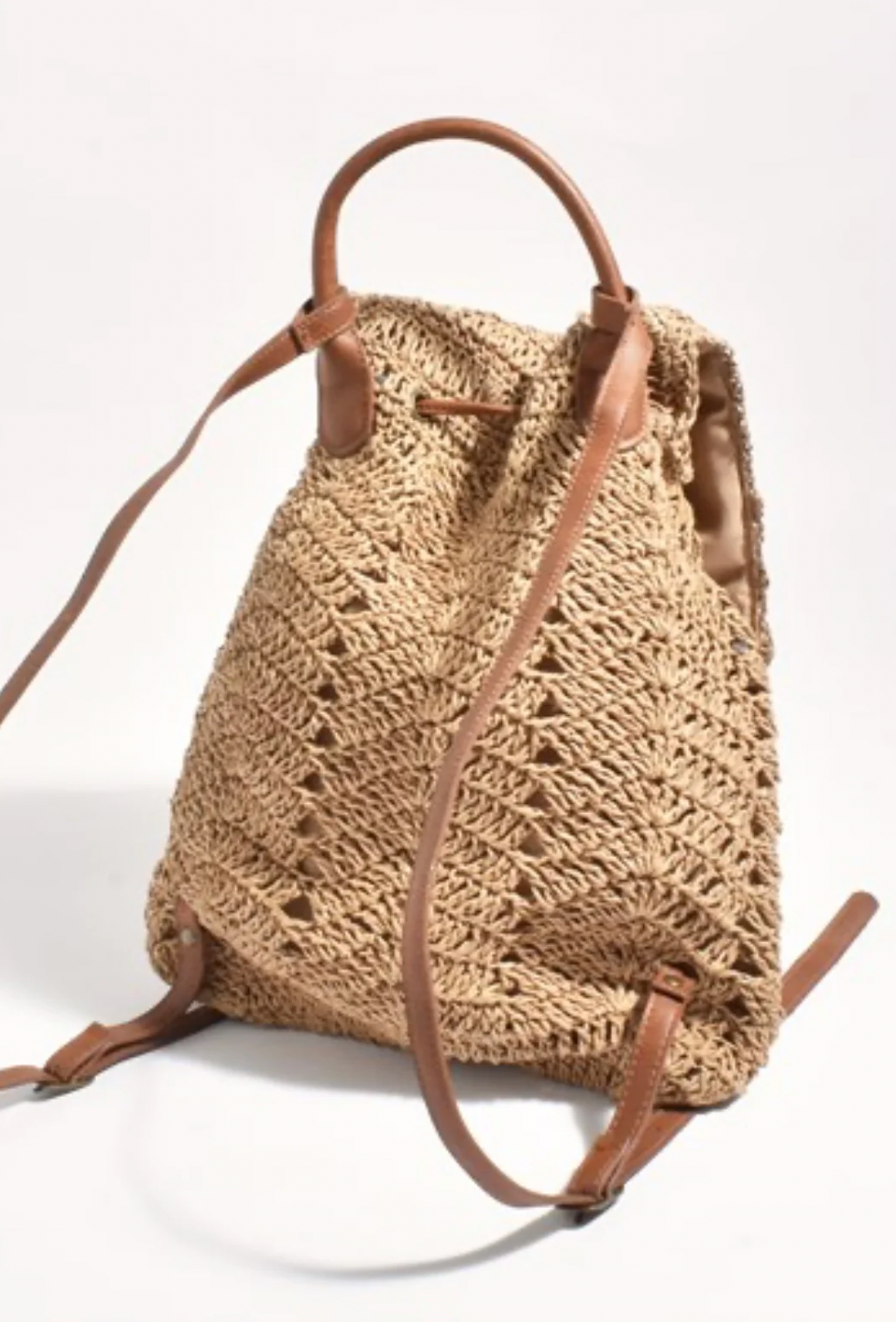 Charlie Paper Weave Backpack