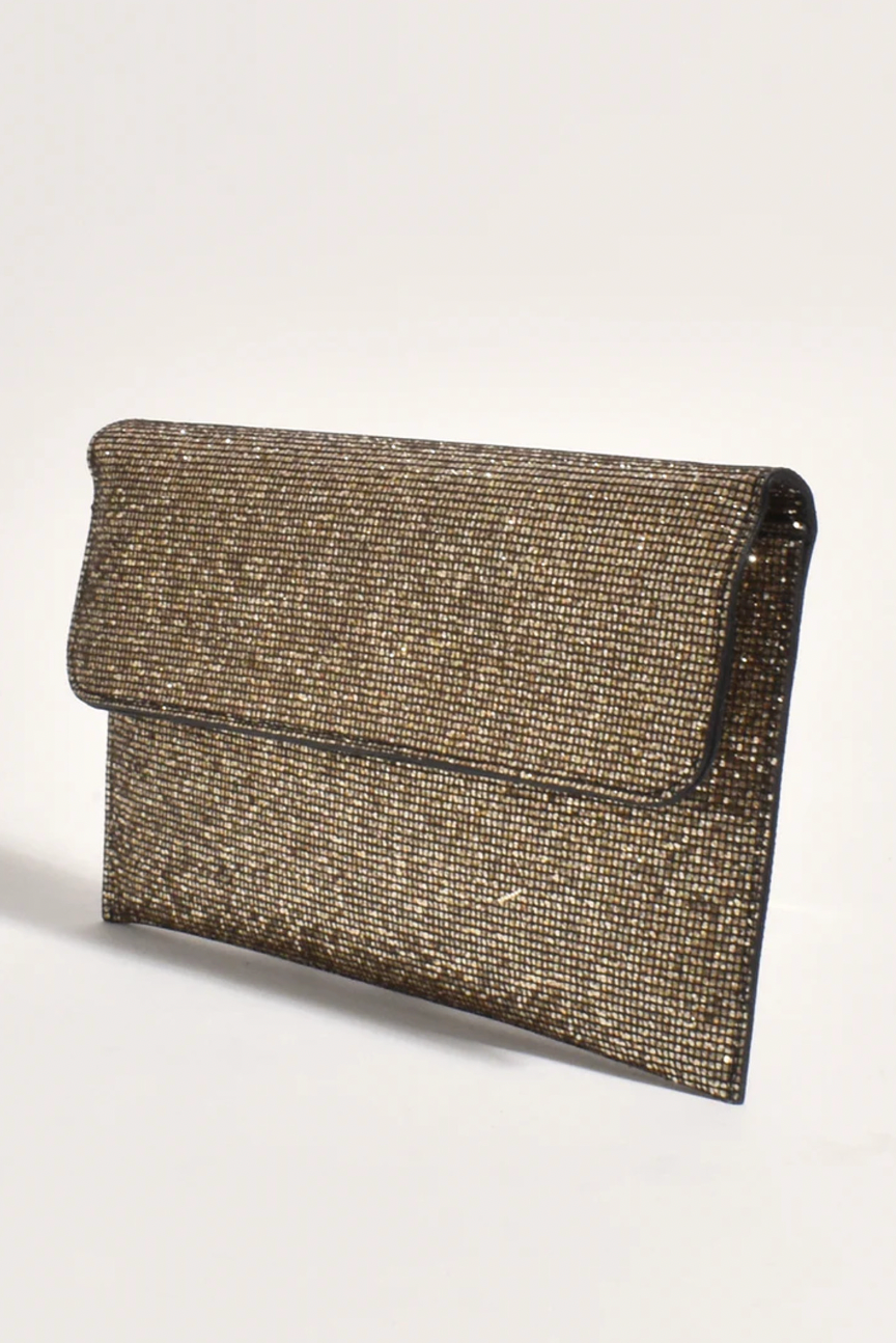 Ruby Rhinestone Clutch