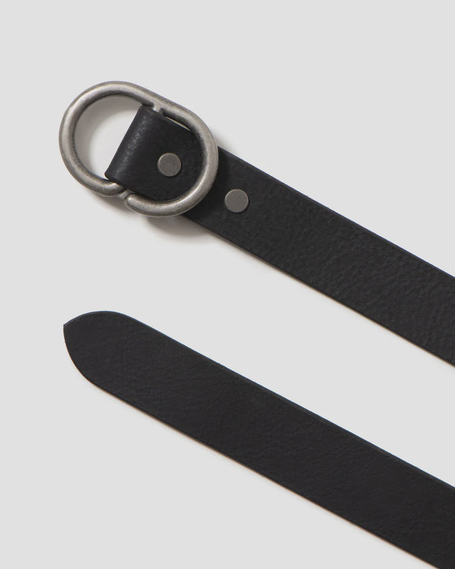 Daisy Leather  Belt  Black
