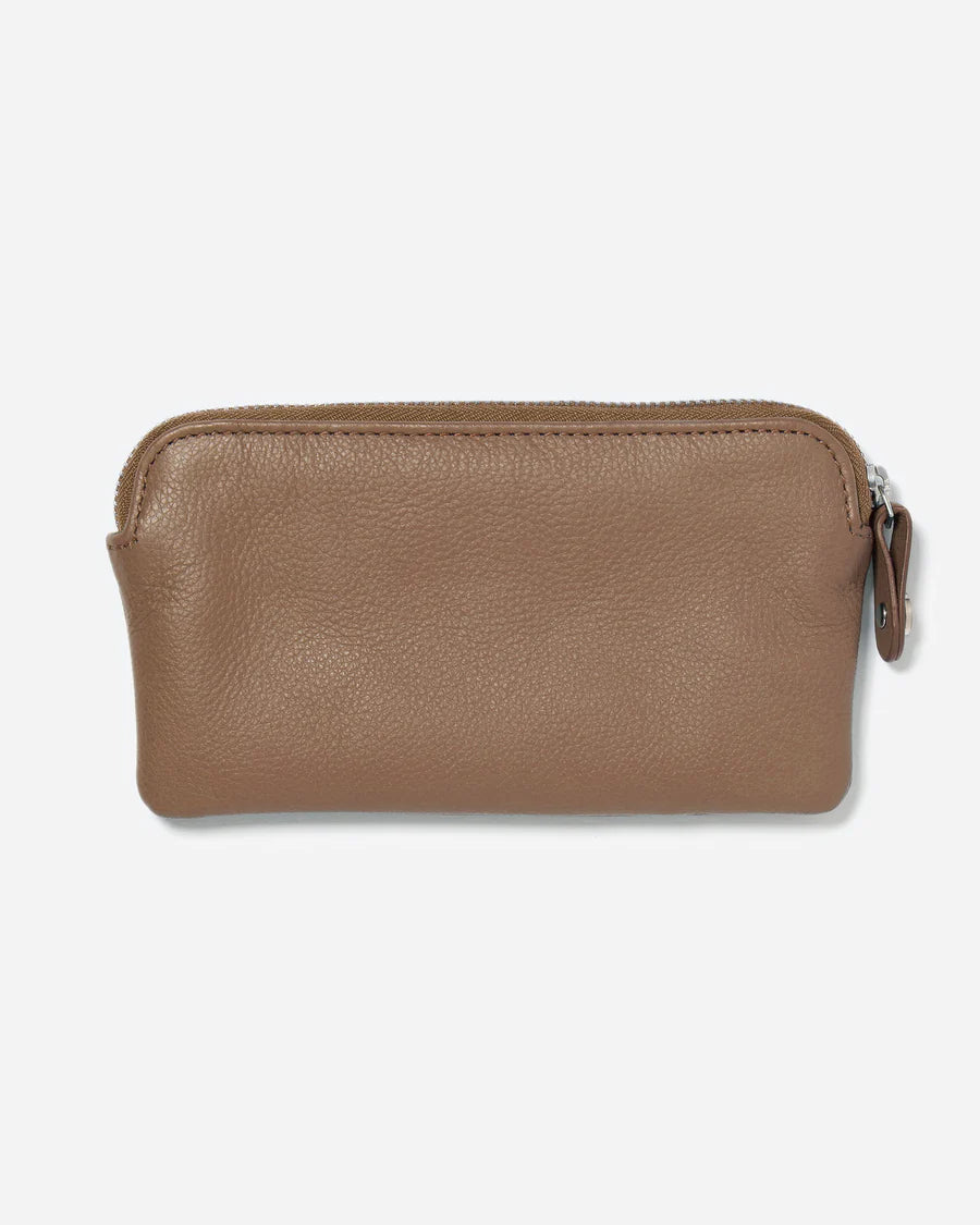 Lucy Leather Pouch Oak