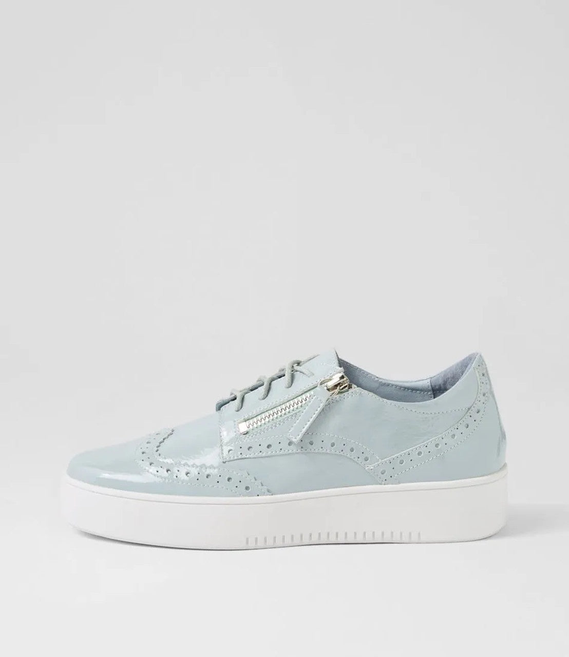 Leon Patent Sneaker Baby  Blue
