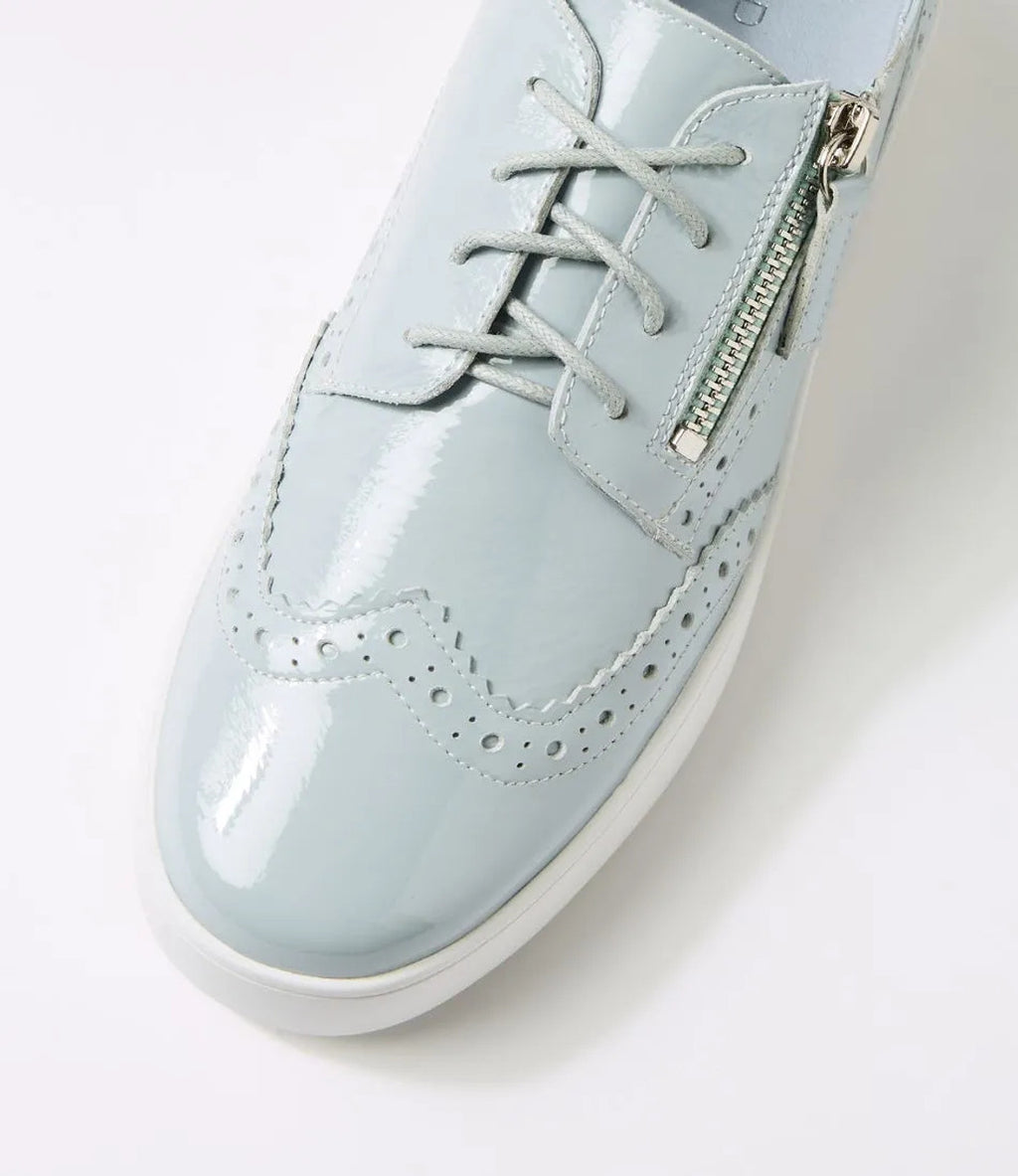Leon Patent Sneaker Baby  Blue