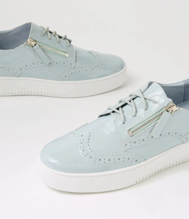 Leon Patent Sneaker Baby  Blue