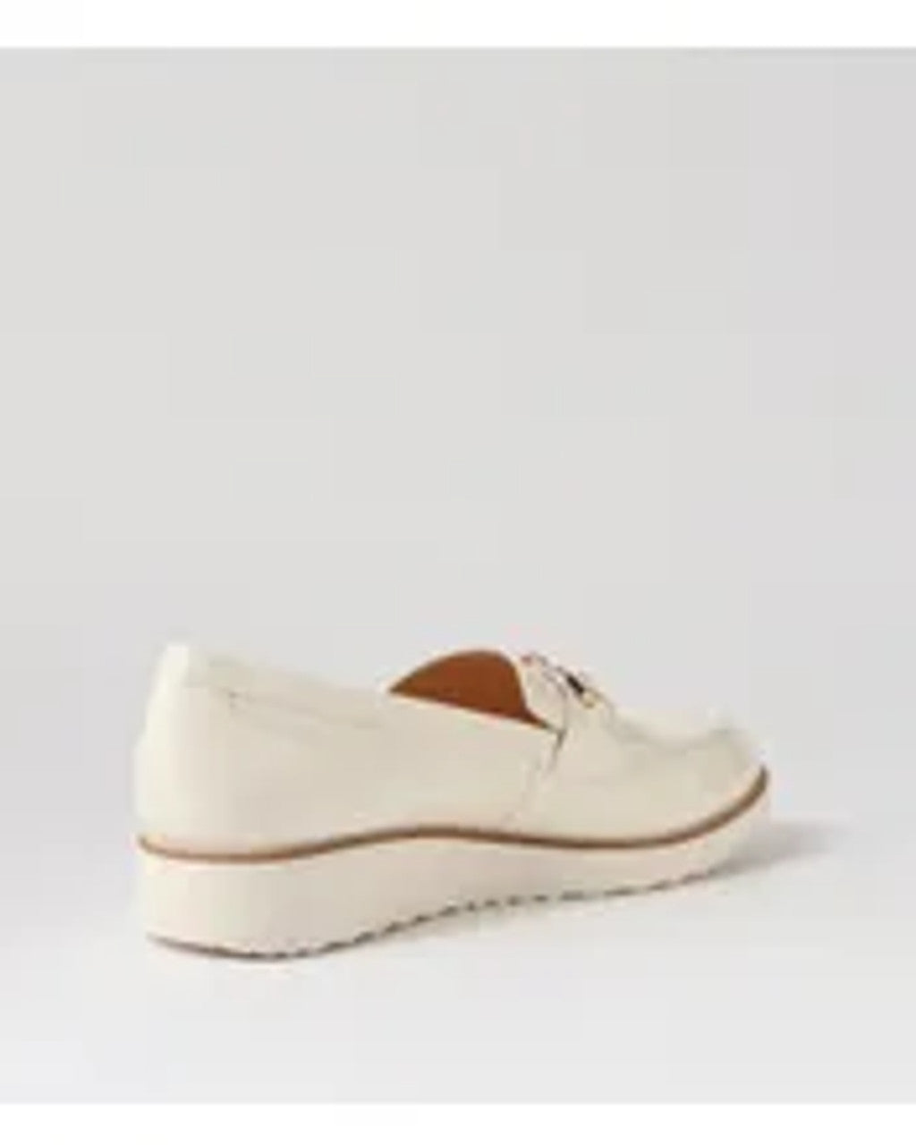 Ozama Patent Leather Loafer Ivory